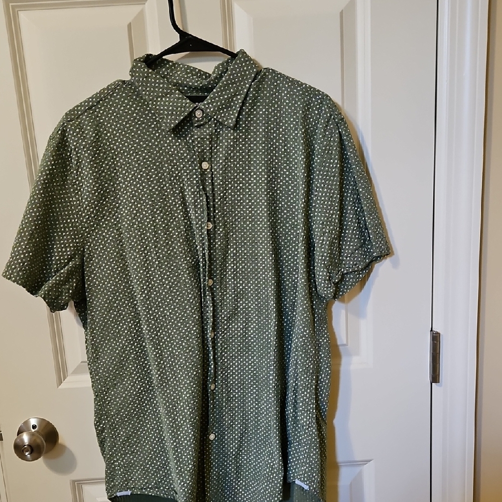 Bonobos Casual Green Button Down Shirt